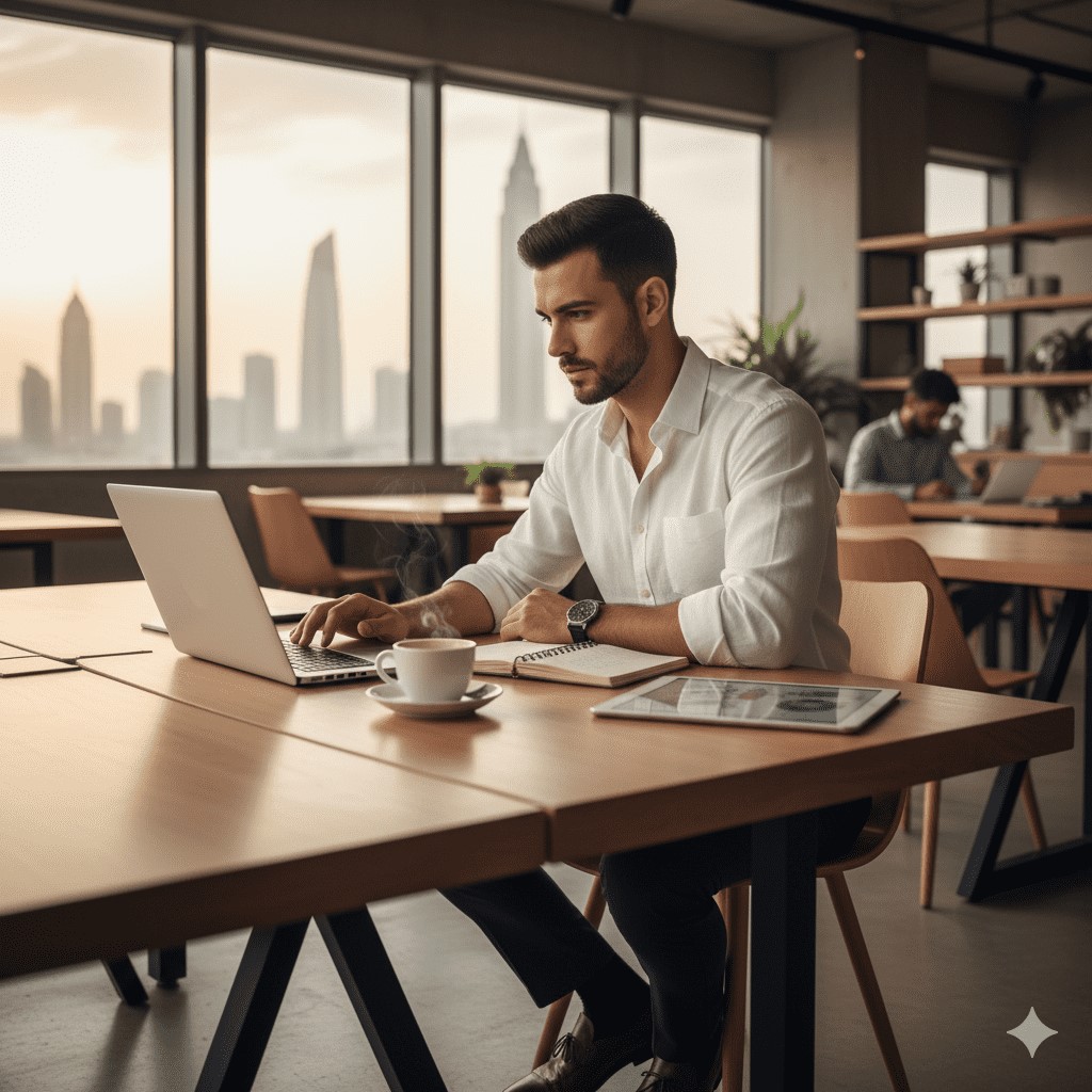  Gulf student studying a one-year master’s program at Gate Academy Dubai 